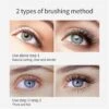 1-3pcs 2 In 1 Vibely Mascara 5x Longer Waterproof Cosmetics For Natural Lengthening And Thickening No Clump 1PC