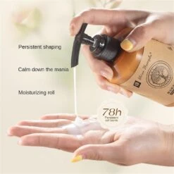 2Pcs Moroccan Elastin Long-Lasting Styling Moroccan Volume Moisturizing Elasticity Lotion Hydrating Hair Styling Cream For Women 2024