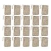 50pcs Shower Bath Sisal Soap Bag Natural Sisal Soap Bag Exfoliating Soap Saver Pouch Holder