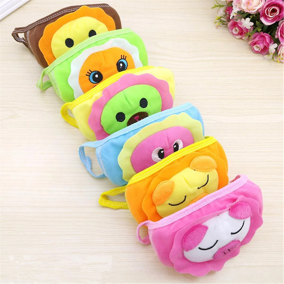 6pcs Thickening Boy Girl Cotton Kid Smoke Mask Children's Mouth Mask Face Mask Chumian 2 6pcs Thickening Boy Girl Cotton Kid Smoke Mask Children's Mouth Mask Face Mask Chumian - Image 2