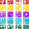 20 Pcs Kids Drawing Stencil Shapetracingtemplates Basic Shape Templates Geometry Shape Stencils Reusable Diy Painting Stencils