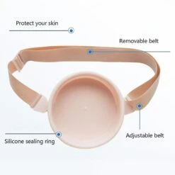 Stoma Ostomy Bath Cover Silicone Waterproof Adjustable Stretchy Sealed Ostomy Belt Cover -Cosmetics Promotion Store 1418123450 max