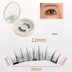 Wasado Soft Magnetic Eyelashes Reusable Magnetic Eyelashes No Glue Or Liner Needed Wasado Lashes Wasado Magnetic Eyelashes Wasado Magnetic Lashes FLY1
