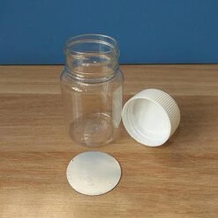 10Pcs 50ml Chemical Bottle Clear Waterproof Plastic Pill Bottles Cap For Chemical Liquid Cream Pill -Cosmetics Promotion Store 1429962548 max