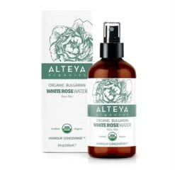 Alteya Organics Bulgarian White Rose Glass Water Spray 240ml (AO0019)