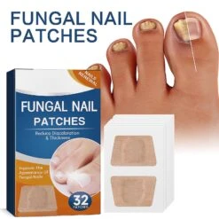 Toenail Fungus Treatment, Nail Repair Strips, 32pcs Toenail Reliever,restores Appearance Of Discolored Or Damaged Nails Tw 32pcs