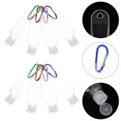 10 Sets Travel Empty Bottles Container Hand Sanitizer Bottle Sub-packaging Bottles Empty Bottle