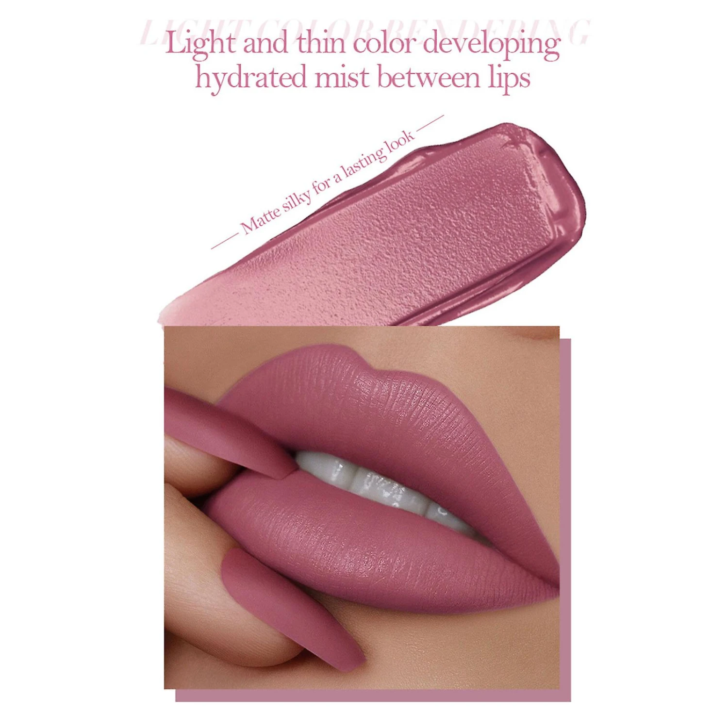 Matte Shine GlossyLipstick Lipliner Set Waterproof Long Lasting Non-Stick Cup 2 Matte Shine GlossyLipstick Lipliner Set Waterproof Long Lasting Non-Stick Cup - Image 2