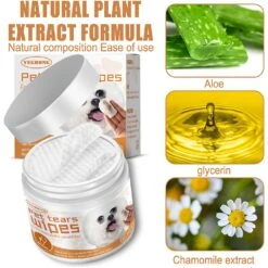 Pet Wet Wipes 60 Count For Cat Dog Eye Stain Cleaning Pads Portable Wet Pads Tow -Cosmetics Promotion Store 1454563124 max