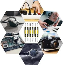 Pack Electronics Repair Tool Set Double Ended Metal Spudger Disassembly Tools For Ipad Tablets Computer Phone