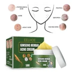 EELHOE Ginseng Herbal Acne Clearing Cream Removes Acne, Repairs Acne Pits, Fades Acne Scars, Gently Moisturizes, Cleanses And Brightens Acne Treatment 1PCS -Cosmetics Promotion Store 1459892778 max