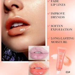 Lip Glowy Balm, Moisturizing Lip Repair Sleeping Lip Mask, Plumping Lip Gloss Hydrating Lip Treatment Soothing Dry Chapped Lips Purple - Grape Flavour