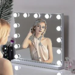 52x42cm Hollywood Vanity Mirror With 14 Led Light Bulbs Newway (bulb Only)_bd 2023 Hot 2024 New 100% New -Cosmetics Promotion Store 1464507097 max