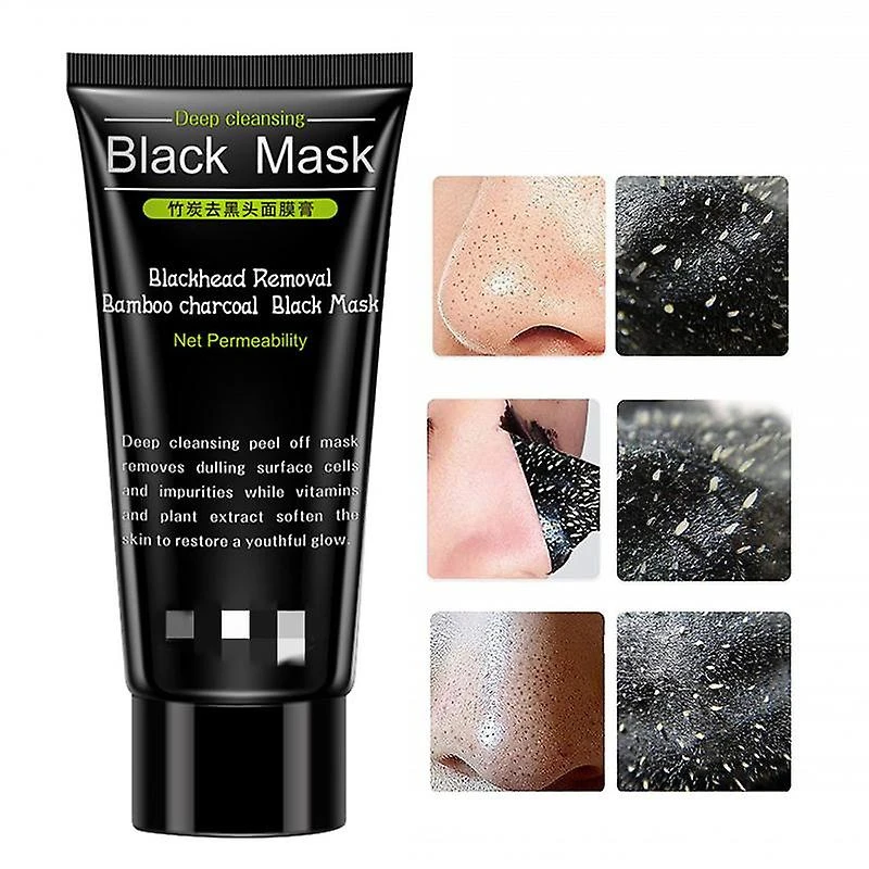 60g Black Head Remover Nose Black Mask Face Care Mud Acne Treatments Peel Off Mask Pore Strip Peel Mask Oil Control Skin Care 5 60g Black Head Remover Nose Black Mask Face Care Mud Acne Treatments Peel Off Mask Pore Strip Peel Mask Oil Control Skin Care - Image 5