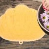Wall Mounted Back Scrubber Foot Massage Pad Bathing Feet Scrubber Shower Foot Scrubber