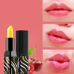 2 Pcs Color Changing Lipstick, Moisturizer Long Lasting Nutritious Lips Balm Magic Lip Stain Makeup Moisturize Lipstick, Non-sticky Cup