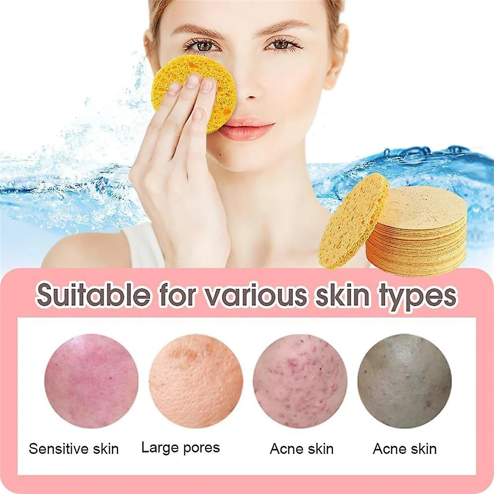 30Pcs Glow Up Pads - Turmeric & Kojic Acid Skin Care Pads, Natural Compressed Sponge For Face And Back Cleansing Exfoliating 4 30Pcs Glow Up Pads - Turmeric & Kojic Acid Skin Care Pads, Natural Compressed Sponge For Face And Back Cleansing Exfoliating - Image 4