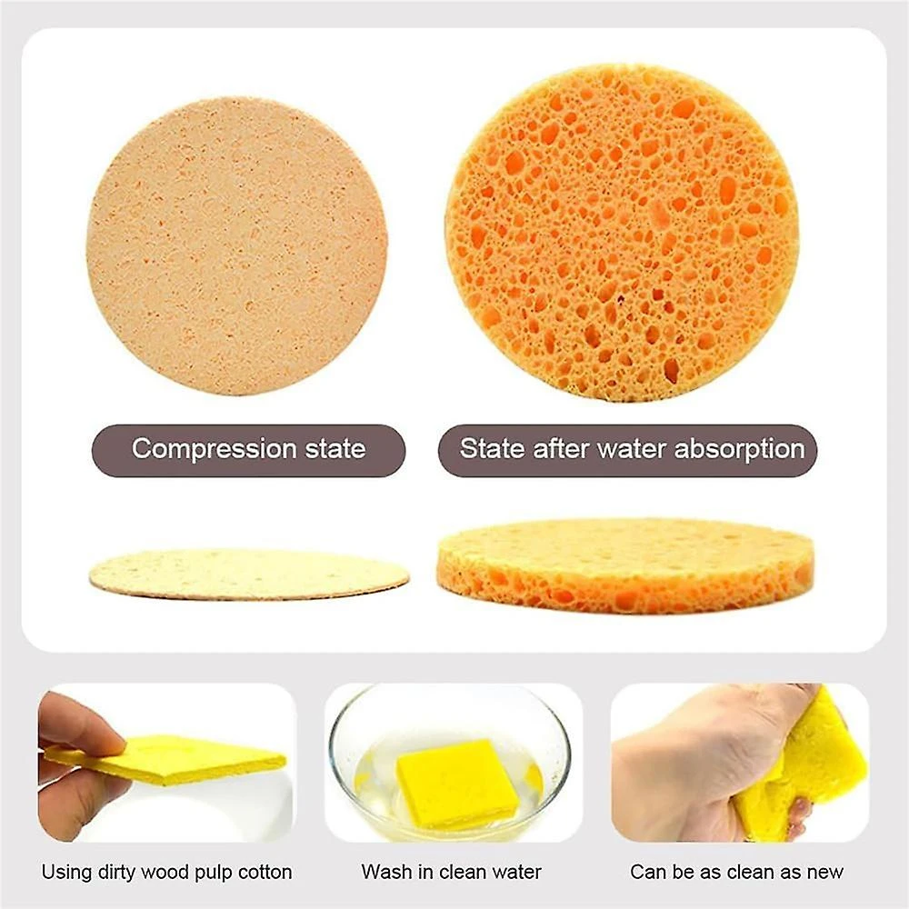 30Pcs Glow Up Pads - Turmeric & Kojic Acid Skin Care Pads, Natural Compressed Sponge For Face And Back Cleansing Exfoliating 1 30Pcs Glow Up Pads - Turmeric & Kojic Acid Skin Care Pads, Natural Compressed Sponge For Face And Back Cleansing Exfoliating