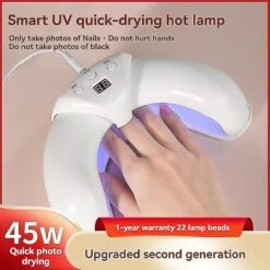 Quick-drying Crescent-shaped Nail Lamp With Anti-black HandTelescopic U-shaped Lamp -Cosmetics Promotion Store 1487912451 max