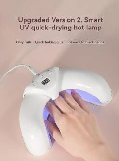 Quick-drying Crescent-shaped Nail Lamp With Anti-black HandTelescopic U-shaped Lamp -Cosmetics Promotion Store 1487912467 max