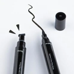 2 In1 Stamp Liquid Eyeliner Pencil Water Proof Fast Dry Double-ended Black Seal Eye Liner Pen Make Up For Women Cosmetics 01 Small -Cosmetics Promotion Store 1490340227 max