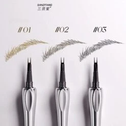 Sanzitang 2 Forks Liquid Eyebrow Pen Lower Eyelash Eyeliner Aegyo-sal Hair Line Pencil Waterproof Natural Wild Brows Eyes Beauty 01 9 Sanzitang 2 Forks Liquid Eyebrow Pen Lower Eyelash Eyeliner Aegyo-sal Hair Line Pencil Waterproof Natural Wild Brows Eyes Beauty 01 -Cosmetics Promotion Store 1490340266 max