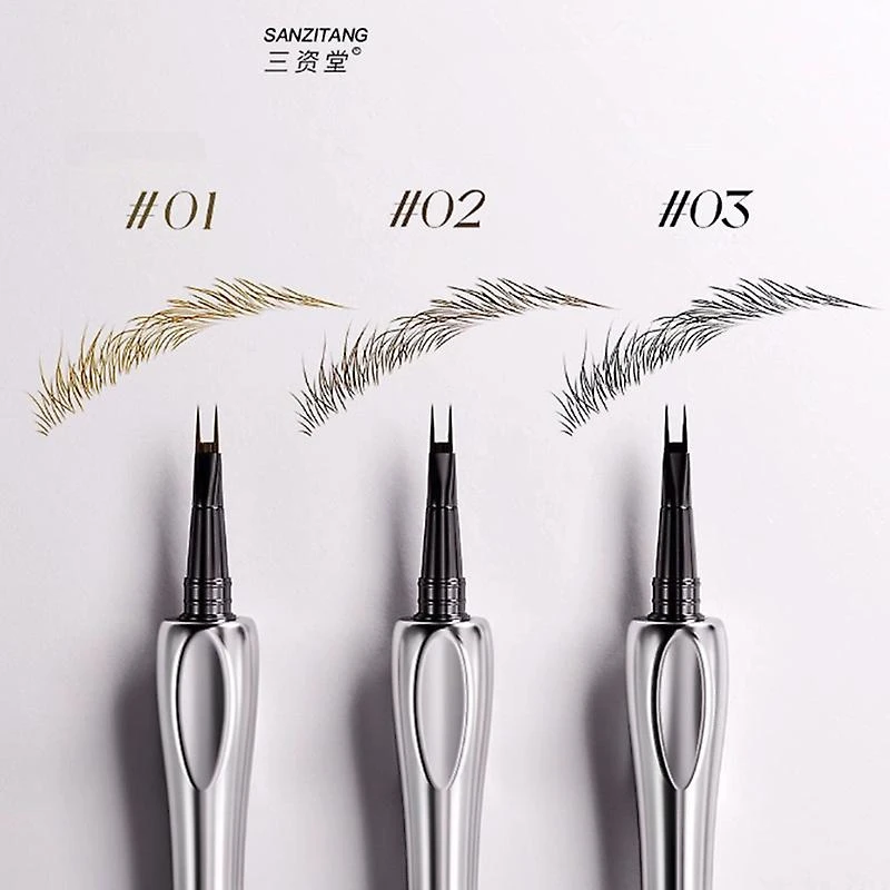 Sanzitang 2 Forks Liquid Eyebrow Pen Lower Eyelash Eyeliner Aegyo-sal Hair Line Pencil Waterproof Natural Wild Brows Eyes Beauty 01 5 Sanzitang 2 Forks Liquid Eyebrow Pen Lower Eyelash Eyeliner Aegyo-sal Hair Line Pencil Waterproof Natural Wild Brows Eyes Beauty 01 - Image 5