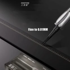 Sanzitang 2 Forks Liquid Eyebrow Pen Lower Eyelash Eyeliner Aegyo-sal Hair Line Pencil Waterproof Natural Wild Brows Eyes Beauty 01