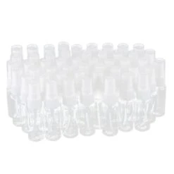 50-pack Empty Clear Plastic Fine Mist Spray Bottles With Microfiber Cleaning Cloth, 20ml Refillable-haoyi -Cosmetics Promotion Store 1490347739 max