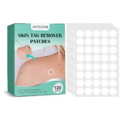 120pcs/set Skin Tag Remover Patches - Natural Treatment For Moles And Warts, Safe And Pain-free