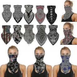 Floral Print Multi-function Scarf, Neck Cover, Face Mask -Cosmetics Promotion Store 1498675002 max