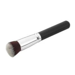 New Foundation Liquid Brush Cosmetic Makeup Tool Round Top Wood+aluminum