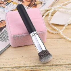 New Foundation Liquid Brush Cosmetic Makeup Tool Round Top Wood+aluminum -Cosmetics Promotion Store 1498808959 max