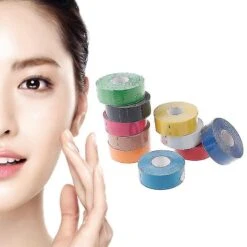 5m Kinesiology Tape For Face V Line Neck Eyes Lifting Wrinkle Remover Sticker Shytmv(color:green)