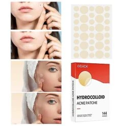 Acne Pimple Patch For Covering Zits And Blemishes, 144pcs Acne Removal Patch Tag Hydrocolloid Pimple Spot Acne Patch Patches