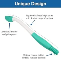 Long Reach Comfort Wipe Toilet Aids Tools, Bottom Wiper For Fat People, Disabled, Elderly, Pregnant, Surgery Recovery 1 Pcs