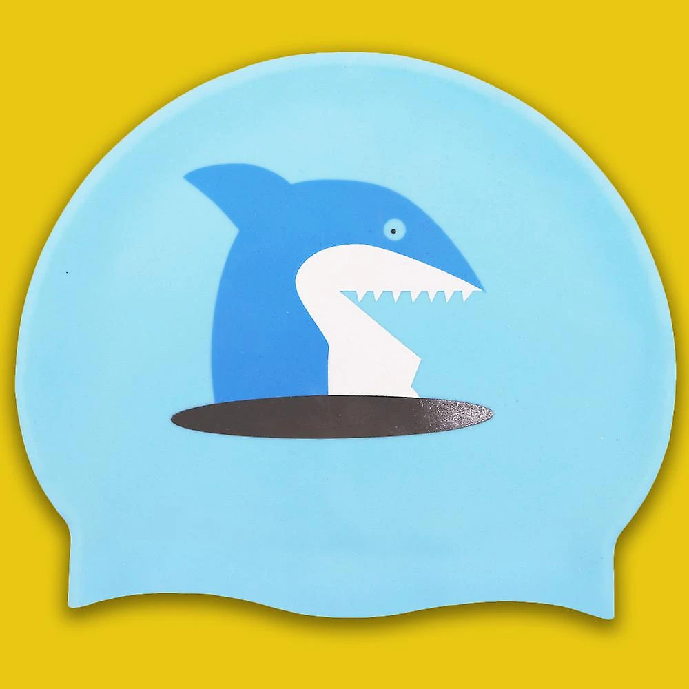 Kids Swim Caps For Kids,Boys And Girls,Baby Waterproof Bathing Caps-Sharks 1 Kids Swim Caps For Kids,Boys And Girls,Baby Waterproof Bathing Caps-Sharks