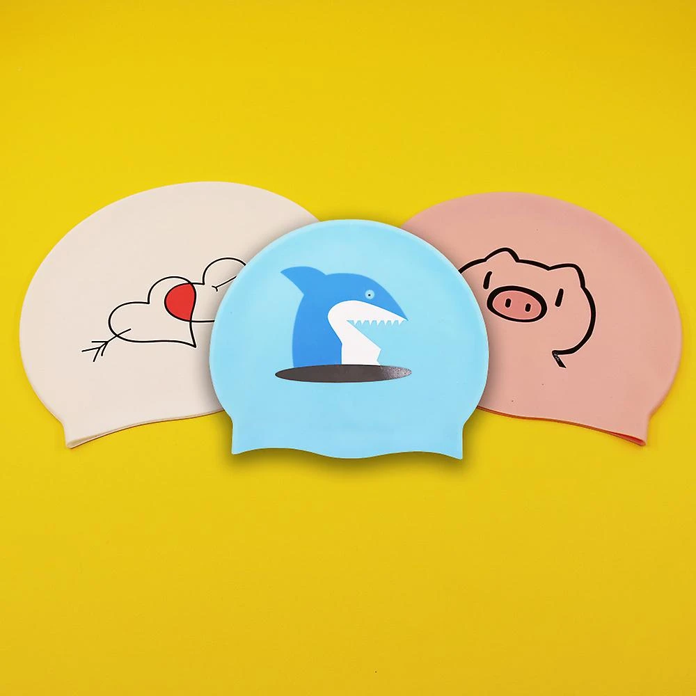 Kids Swim Caps For Kids,Boys And Girls,Baby Waterproof Bathing Caps-Sharks 5 Kids Swim Caps For Kids,Boys And Girls,Baby Waterproof Bathing Caps-Sharks - Image 5