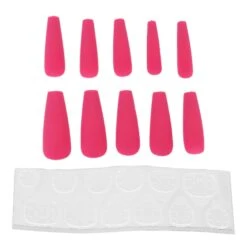 10pcs Long Coffin Glossy Fake Nails Artificial Press On Full Cover False Tips Nails Manicure Accessories For Women GirlsN5355-09 -Cosmetics Promotion Store 1513856621 max