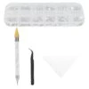 AB Nail Art Rhinestones Set Nail Decorations With Double Headed Picker Dotting Pen Tweezer