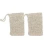 2 Pack Soap Exfoliating Cotton And Linen Soap Bag Natural Soap Saver Foaming Net Handmade Soap Storage Bag Pouch