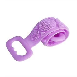 Body Cleaning Double-sided Back Scrubber Shower Silicone Brush