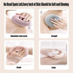 2 Pack Super Soft Sunflower Suction Cup Bath Ball,Loofah Sponge Effectively Exfoliates,Essential , D -Cosmetics Promotion Store 1514855861 max
