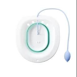 Sitz Bath For Toilet - Portable Sitz Bath Basin For Hemorrhoids Treatment, Postpartum Care, Pregnant Women, Perineal, Episiotomy Soak Relief, An GREEN