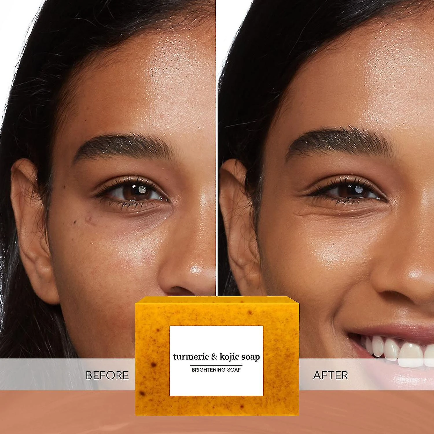 Natural Turmeric Kojic Soap - Brighten Your Skin Effortlessly 3pcs 2 Natural Turmeric Kojic Soap - Brighten Your Skin Effortlessly 3pcs - Image 2