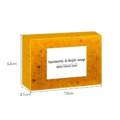 Natural Turmeric Kojic Soap - Brighten Your Skin Effortlessly 3pcs