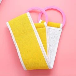 3pcs Loofahs Gommage Arrire Loofah Exfoliant Pour Douche Double Face Sangle De Rcurage Corps Ponge De Bain
