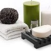 (black) Lot De 1 Porte-Savon, Conomiseur DtuiSavon En Silicone, BoteSavon De Douche, Nettoyage Facile, Schage, Vier, Pont De Baignoire, Goutto