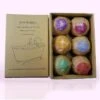 6 Pack Aromatherapy Bath Balls With Coconut Oil Gift Bath Foam