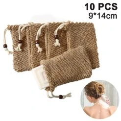 10 Pack Soap Bag Ideal For Scraps, Natural Fiber Soap Bags 8 10 Pack Soap Bag Ideal For Scraps, Natural Fiber Soap Bags -Cosmetics Promotion Store 160281144 max